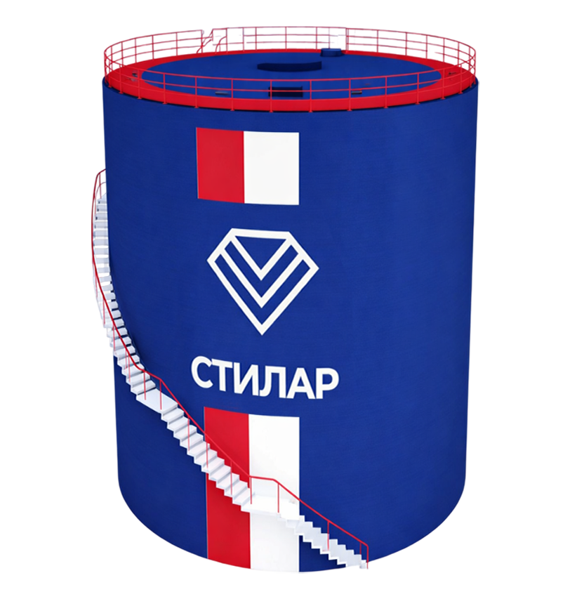 Цельносварной резервуар РВС для АЗС 75 м³ от завода-производителя